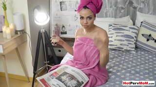 Үлкен кеуде маловата латина пума анашым мінген мүшесі өз пасынка